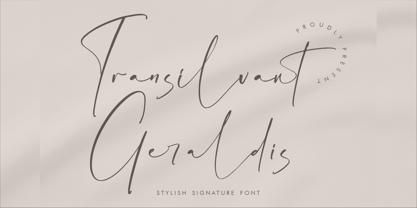 Transilvant Geraldis Font Poster 1