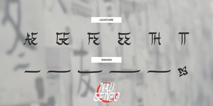 Nau Genzo Font Poster 12