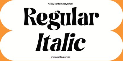 Askey Font Poster 2
