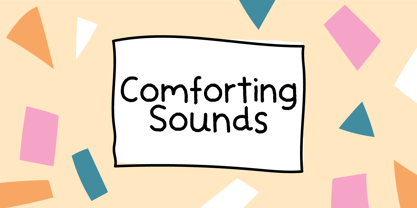 Comforting Sounds Font Poster 1