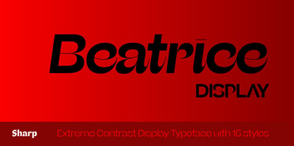 Beatrice Display Font Poster 1