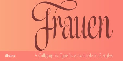 Frauen Font Poster 1