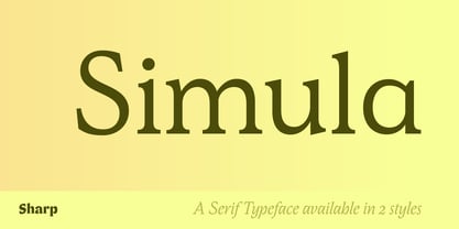 Simula Font Poster 1