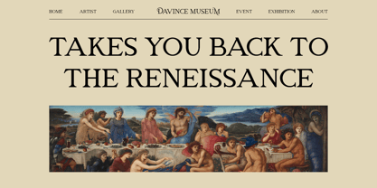 Roman Greek Font Poster 3