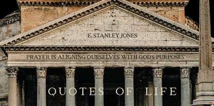 Roman Greek Font Poster 7