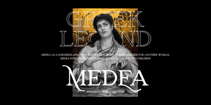 Roman Greek Font Poster 2