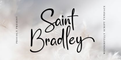 Saint Bradley Font Poster 1