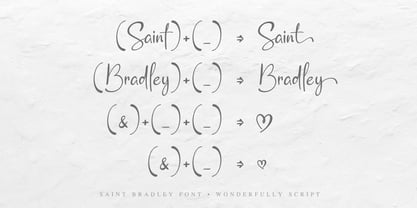 Saint Bradley Font Poster 12