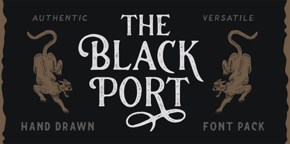 The Blackport Font Poster 1