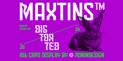 Maxtins Font Poster 1