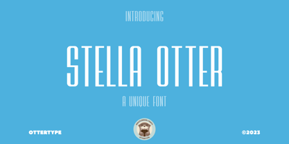 Stella Otter Font Poster 13
