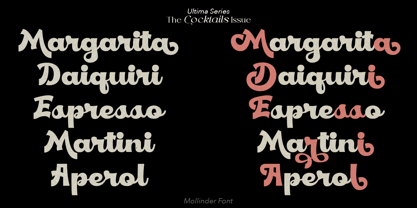 Mollinder Font Poster 7