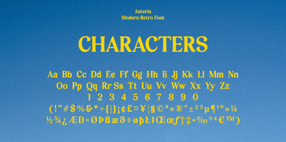 Asteria Font Poster 11