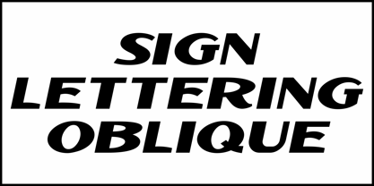 Sign Lettering JNL Font Poster 4