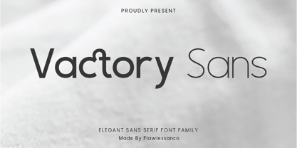 Vactory Sans Font Poster 1