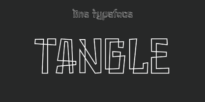 Tangle Font Poster 1
