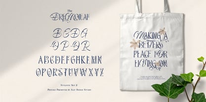 Bremoleaf Font Poster 11