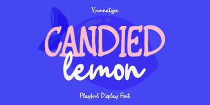 Candied Lemon Font Poster 1