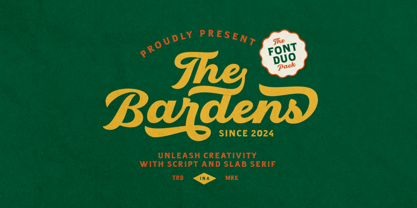 Bardens Font Poster 1