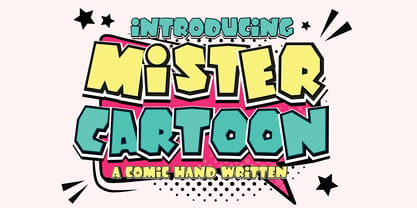 Mister Cartoon Font Poster 1