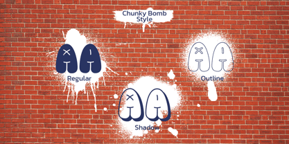 Chunky Bomb Font Poster 7