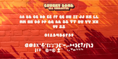 Chunky Bomb Font Poster 8