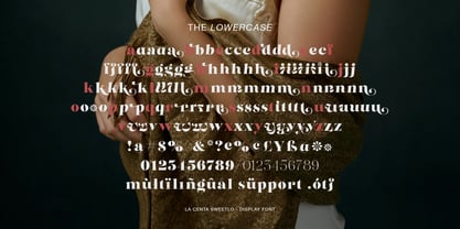 La Centa Sweetlo Font Poster 15