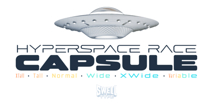 Hyperspace Race Capsule Fuente Póster 1