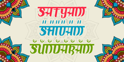 Advait Font Poster 2