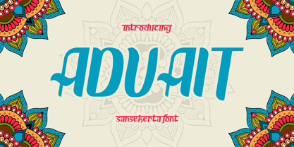 Advait Font Poster 1