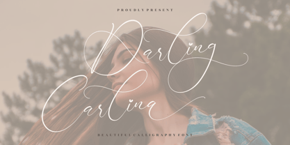 Darling Carlina Font Poster 1
