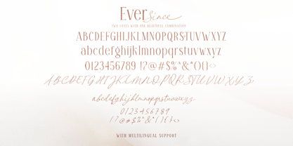 Ever Since Font Poster 9