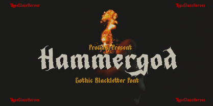 Hammergod Font Poster 1