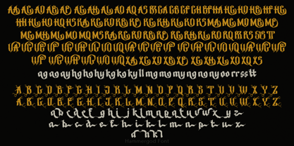 Hammergod Font Poster 14