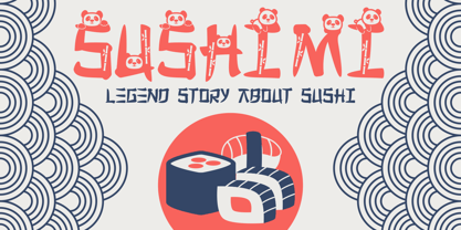 Sushi Fusion Font Poster 5