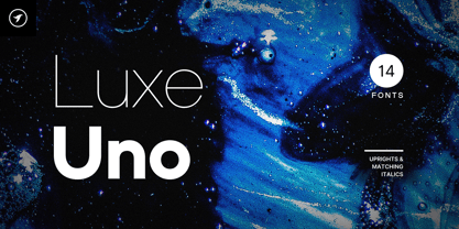 Luxe Uno Font Poster 1