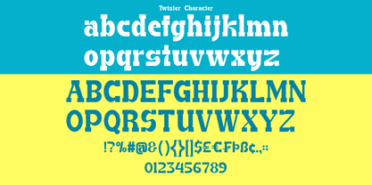 Twister Font Poster 2