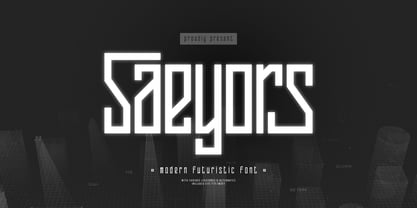 Saeyors Font Poster 1