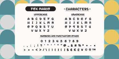 Fox Mario Font Poster 6