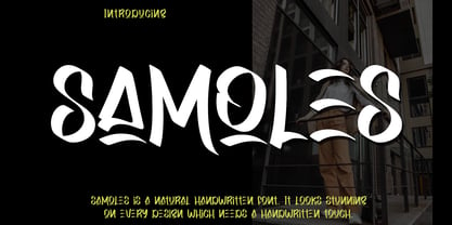 Samoles Font Poster 1