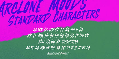Arclone Moods Font Poster 5