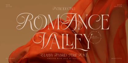 Romance Valley Font Poster 1