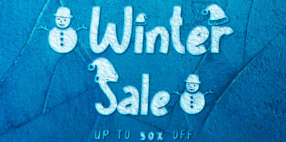 Winter Style Font Poster 4