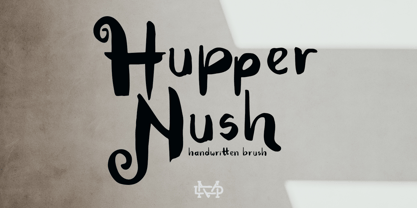 Hupper Nush Font Poster 1