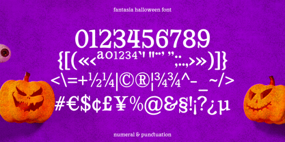 Fantasia Halloween Font Poster 5