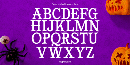Fantasia Halloween Font Poster 3