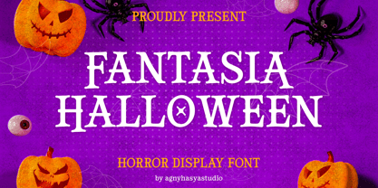 Fantasia Halloween Font Poster 1
