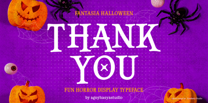 Fantasia Halloween Font Poster 11