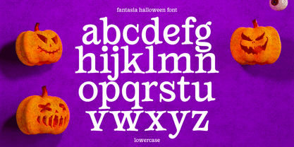 Fantasia Halloween Font Poster 2
