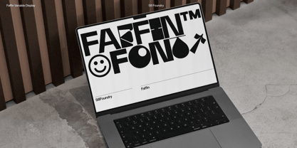 Faffin Font Poster 2